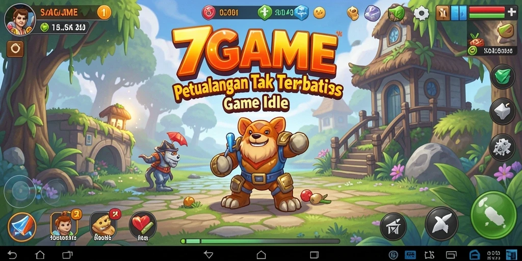 Tampilan gameplay 7GAME yang adiktif dan menarik.