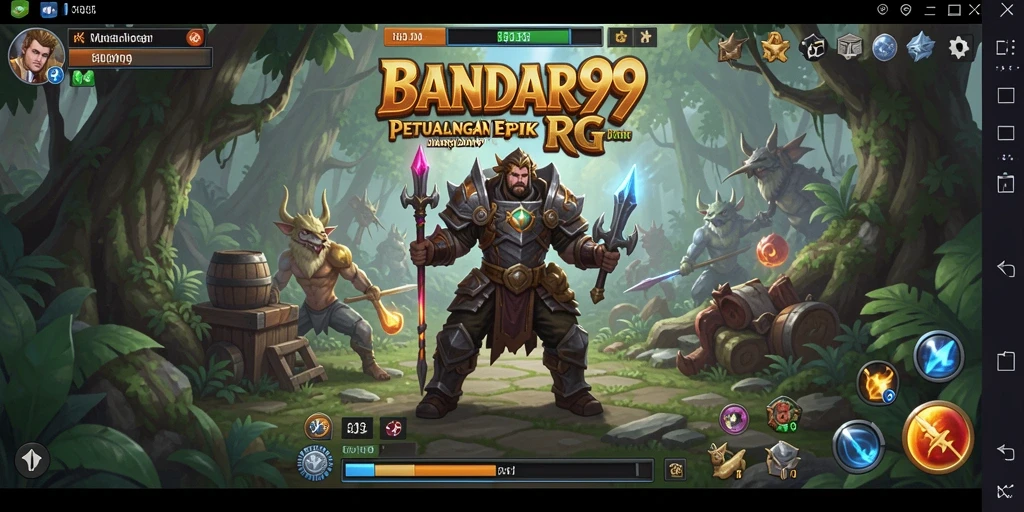 Tampilan gameplay RPG yang menarik dan mendebarkan