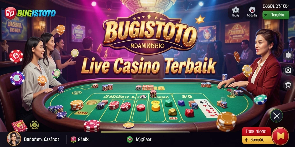 Screenshot gameplay Live Casino terlihat sangat menarik dan interaktif.