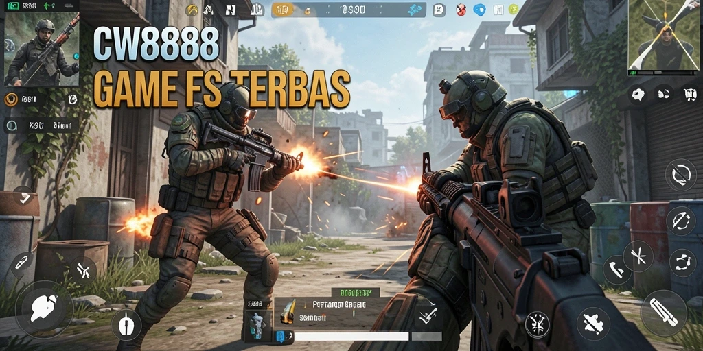 Tangkapan layar menunjukkan aksi seru dalam gameplay FPS.