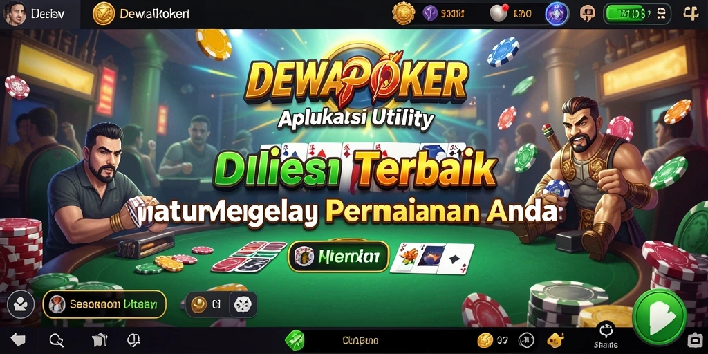 Tampilan utama DEWAPOKER dengan fitur gameplay yang menarik.