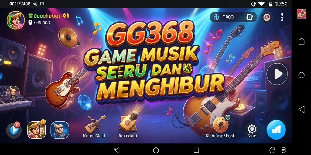 Tampilan gameplay GG368 yang menarik dengan berbagai pilihan lagu.