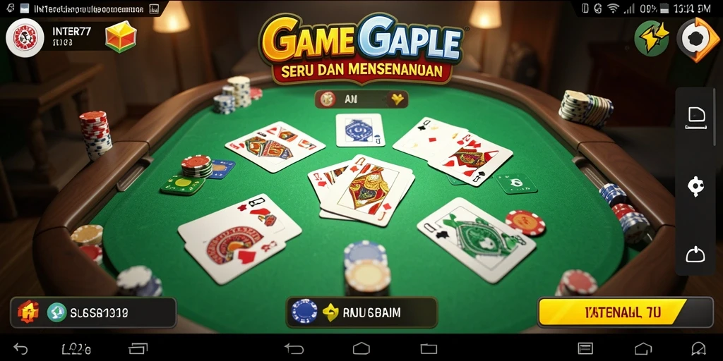 Tampilan gameplay seru dan interaktif dari INTER77.