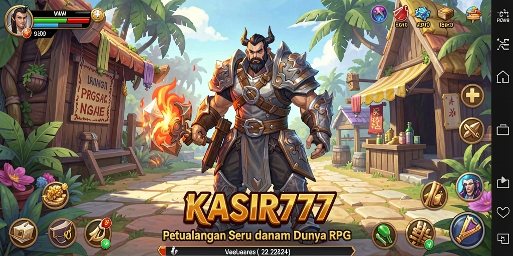 Gameplay KASIR777 menampilkan pertarungan epik dan eksplorasi dunia yang luas.