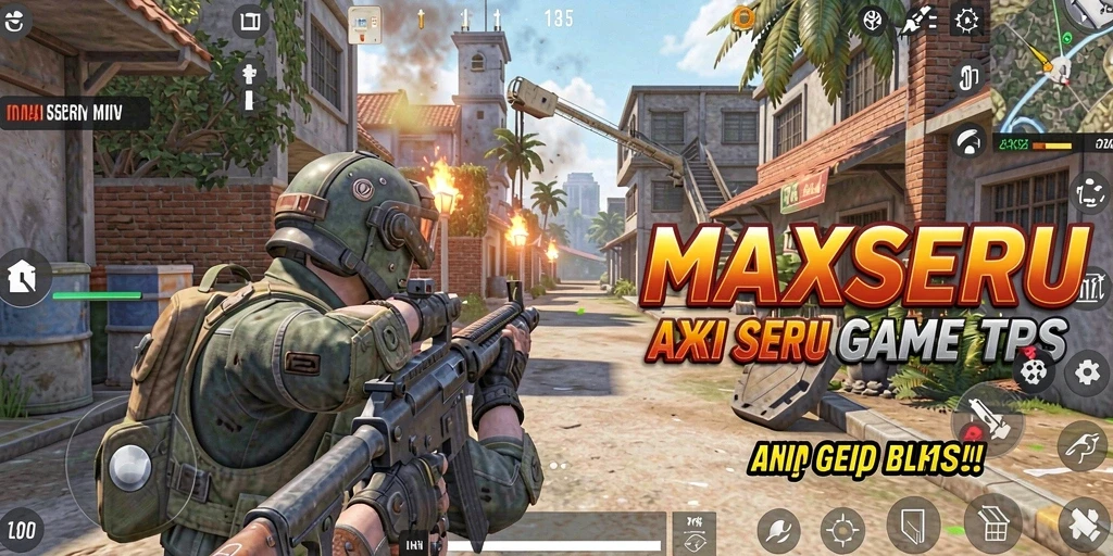 Screenshot gameplay menarik dalam aksi seru MAXSERU.