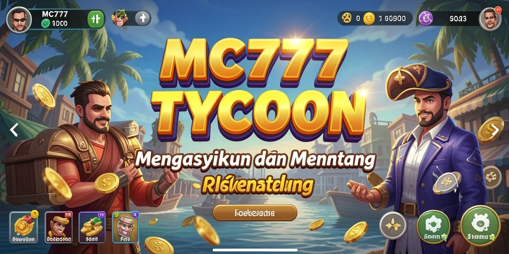 Gameplay menarik MC777 dalam membangun kerajaan bisnis.