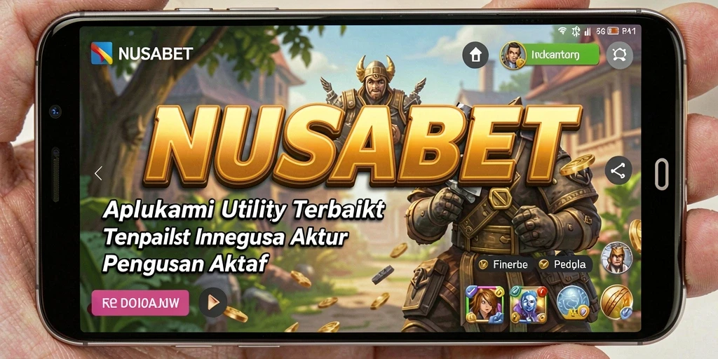 Tampilan antarmuka aplikasi NUSABET yang modern dan fungsional.