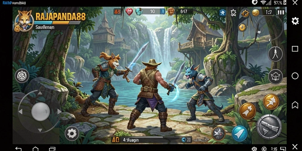 Gameplay seru dan menarik di dunia RAJAPANDA88.
