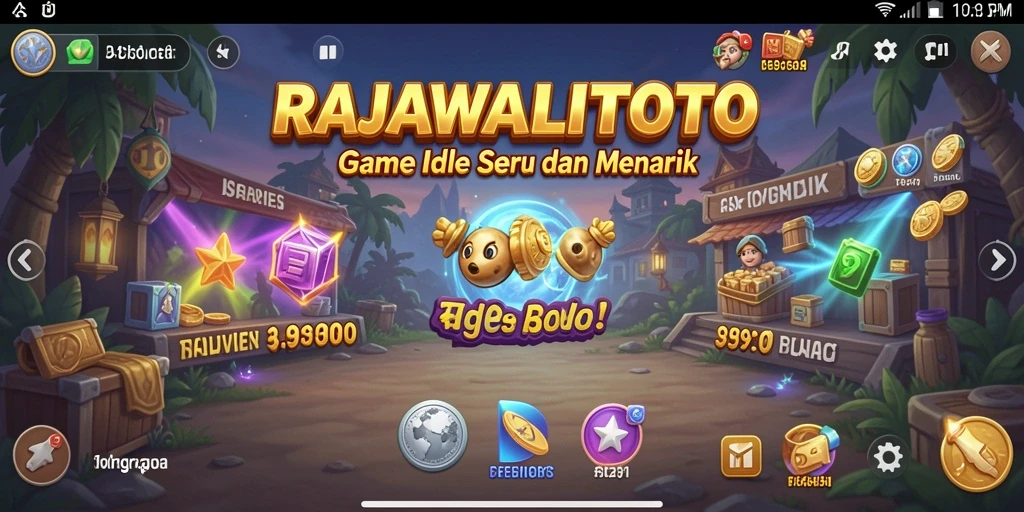Tampilan gameplay menarik dari RAJAWALITOTO yang seru.