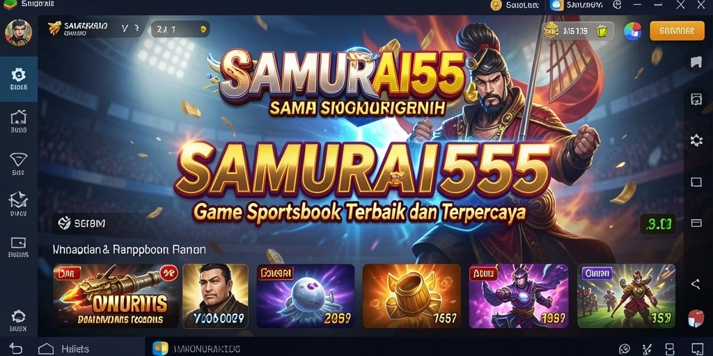 Tampilan screenshot utama SAMURAI555 menampilkan suasana taruhan yang mendebarkan.