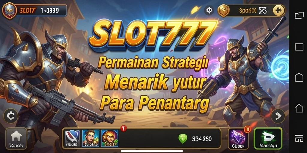 Tampilan gameplay SLOT777 yang menarik dan penuh strategi.