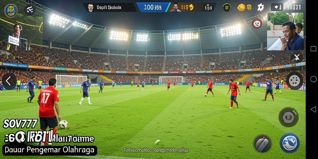 Tampilan menarik dari gameplay SOV777 yang penuh aksi sepak bola.