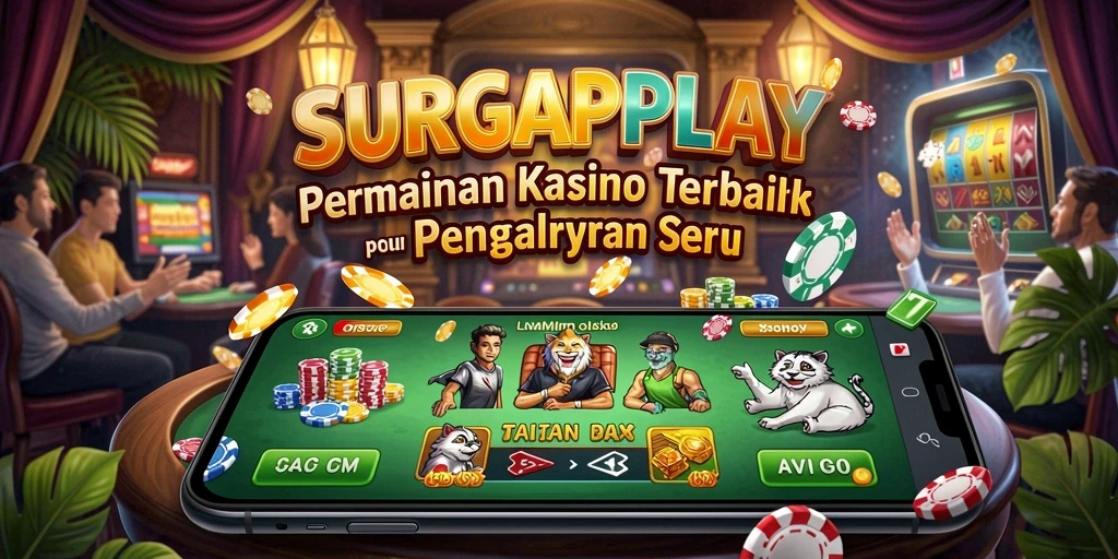 Screenshot SURGAPLAY menampilkan gameplay Kasino yang mengasyikkan.