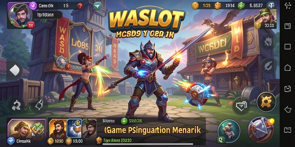 Tampilan gameplay WASLOT yang seru dan mengasyikkan.