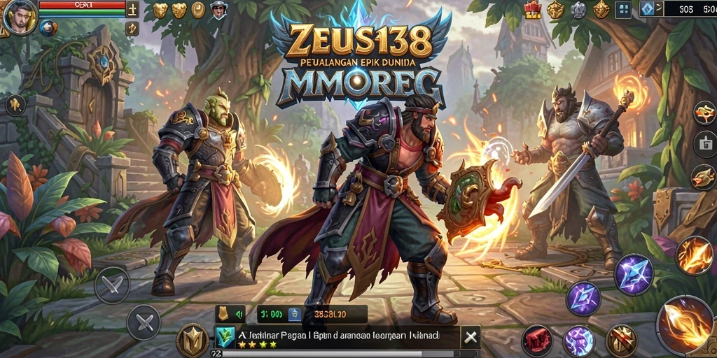 Tampilan gameplay <strong>ZEUS138</strong> yang menarik dalam dunia MMORPG.