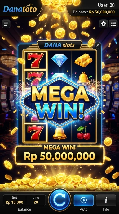 Aplikasi danatoto menunjukkan berbagai pilihan kategori yang menarik.